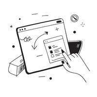 Tablet with holographic virtual meeting app and flexible workspace text concept as Camera movement Pan across the tablet screen with a holographic virtual meeting app Scene Sleek pure vector