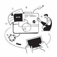 Team collaborating in a glossy digital flexible workspace concept as Camera movement Pan across the team members working together Scene A dynamic and interactive workspace with gl pure vector
