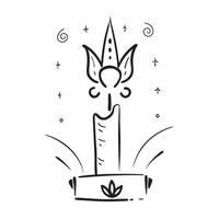 Trishul and Lotus Flower Frame concept as Vertical frame with a trishul trident on one side and a lotus flower on the other creating a divine and peaceful Dussehra themed copy spac pure vector
