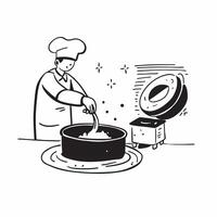 Turkish chef preparing traditional dish with glossy kitchen background for 29 Ekim concept as Camera movement Pan across the chefs skilled hands as they prepare a traditional dish pure Set 2 vector
