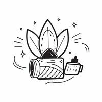 of a lotus and Blessed Sharad Purnima text isolated on white background concept as Camera movement Zoom into the lotus with Blessed Sharad Purnima text Scene Isolated white pure Set 4 vector
