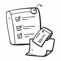 of isolated laptop and checklist with the word Tasks concept as A design showing a laptop and a checklist with the word Tasks prominently displayed The elements are pure vector