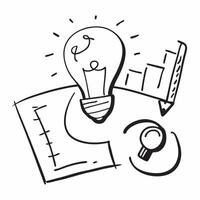 of isolated puzzle piece and light bulb with the word Innovation concept as A clean design featuring a puzzle piece and a light bulb with the word Innovation prominen pure vector