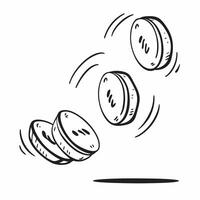 of silver coins and Dhanteras text isolated on white background concept as Camera movement Pan across the silver coins Scene Isolated white background with ample copy space pure vector