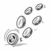 of silver coins and Dhanteras text isolated on white background concept as Camera movement Pan across the silver coins Scene Isolated white background with ample copy space pure Set 2 vector