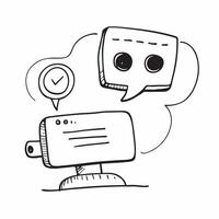 Webcam and Chat Bubble Isolated concept as An isolated featuring a webcam and chat bubble symbolizing virtual classrooms and online interactions The clean design on pure vector