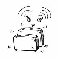 Wireless Router with Holographic Signal Indicators concept as A photo featuring a wireless router with glowing holographic signal indicators isolated on a white background with amp pure Set 4 vector