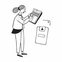 Woman Making Online Purchase concept as A woman making an online purchase using a mobile banking app with a blank background offering space for additional content in Photo Stock C pure Set 2 vector