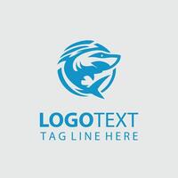 Apex Predator Shark Logo vector
