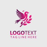 Clapper Rail Nesing Bird Logo vector