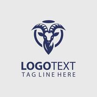 Majestic Goats goat logo vector