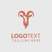 Goat's Peak Adventure goat logo vector