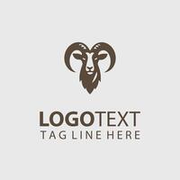 Herd of Horns goat Logogoat Logo vector