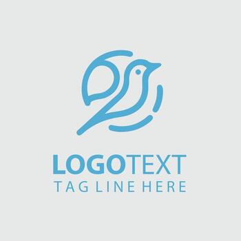 Linear Flight linear bird vector