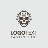 Shadow Skull Skull logo vector