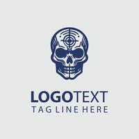 Skull Execution skull logo vector