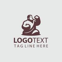 King of the Ring sumo wrestler logo vector