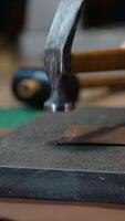 Crafting Leather with Hammer and Precision Tools video