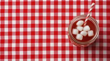 nostalgic red and white background photo