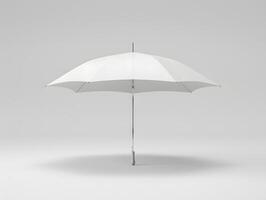 blank opened umbrella mockup with clean background photo