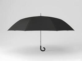 opened umbrella mockup for label and packaging photo