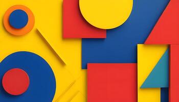 A colorful abstract background with shapes and colors photo