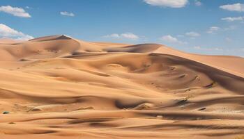 A large desert with a few animals in it photo