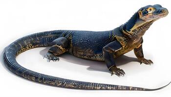 An image of a lizard with a long tail photo