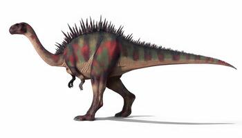 A dinosaur with spikes on its head photo