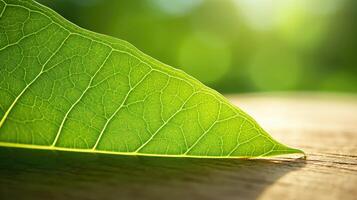 backlit walnut leaf photo