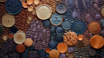 silk texture circles photo