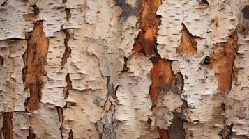 peeled birch bark texture photo