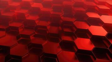 gradient red hexagon background photo