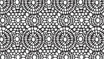 A seamless pattern composed of radial circles. vector