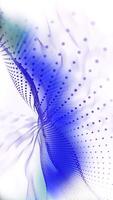 Slow virtual waves sway smoothly on a white background video