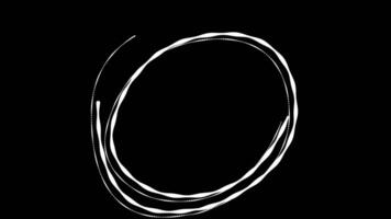 Highlight circle Animation Highlighter Elements, doodle arrows, circles, check marks, frames, borders and elements. video