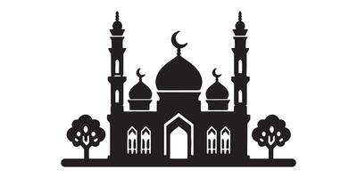 Mosque in Monochrome vector