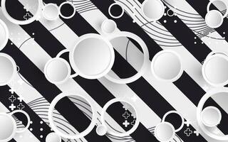 Line geometry background design vector