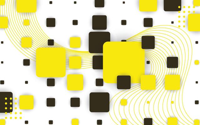 Modern geometric background with trendy colors