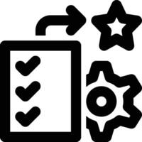 Goal Setting, Achievement Outline Icon vector
