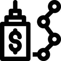 ERP Network, ERP Connection Outline Icon vector