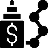 ERP Network, ERP Connection Glyph Solid Icon vector
