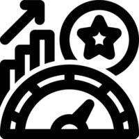 KPI Dashboard, Key Performance Indicator Outline Icon vector