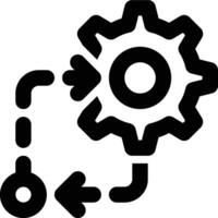 Workflow Automation, Workflow Management Outline Icon vector