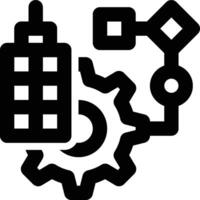 ERP Tools, Workflow Optimization Outline Icon vector