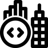 Corporate Software, Corporate Outline Icon vector