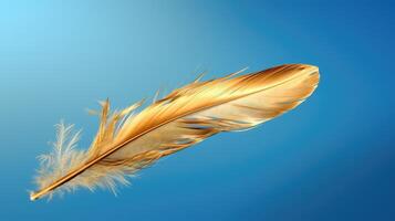 air golden feather photo