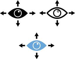 Expand view icon. Full screen size sign. Directional view symbol. flat style. vector