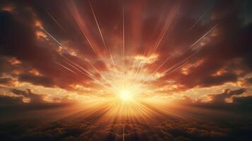 rays starburst flare photo