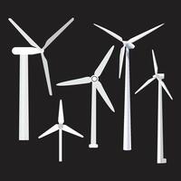 Multiple Turbine art design. vector
